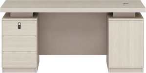 مكتب إداري خشب MDF، 140x70x75 سم - خشبي فاتح product image
