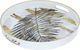 طوفرية تقديم دائري فايبرك السيف غاليري، 33×33×4.3 سم  - متعدد الألوان product image 2