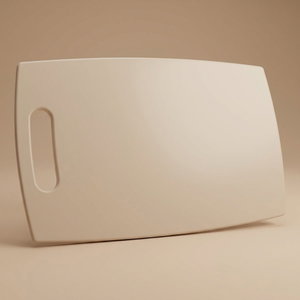 لوح تقطيع بلاستيك السيف غاليري، 0.95×25.5×41.4 سم - بني product image