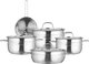 طقم قدور ستانلس استيل مايرولكس، 9 قطع - فضي product image 1