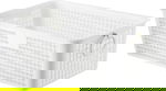 Saifso Plastic Storage Basket, 26.5x14.8x8.8 cm - Beige product image 2