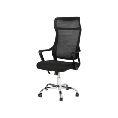 كرسي مكتب دوار معدن وبلاستيك، 125×50×50 سم - اسود product image 3