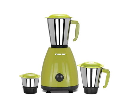 خلاط كهربائي مع مطحنة نيكاي، 550 واط، 3 سرعات، 1.5 لتر، NB804A - زيتوني product image 2