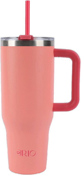 Brio Fuel Bottle Stainless Steel Thermal Mug, 1 Liter - Orange product image 2