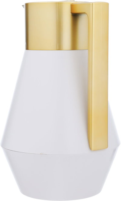 ترمس إفرست، 1 لتر، بيد ذهبي، حافظة داخلية زجاج حراري - ابيض ذهبي product image 4