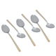 Al Saif Gallery steel cutlery set, 24 pieces - gold silver product image 4