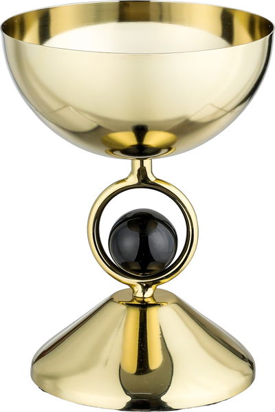 طقم مبخرة ستانلس استيل السيف غاليري، 27x14x1.8 سم، طوفرية بيضاوي، علبة بخور - ذهبي أسود product image 7