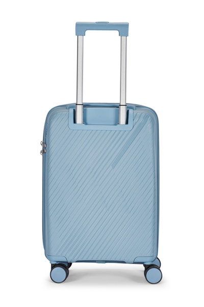 طقم شنط سفر بولي بروبيلين ليمرا، 3 مقاسات، 4 عجلات، بزاوية 360 درجة، LMA-PP517 - ازرق product image 3