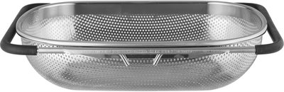 Al Saif Gallery Stainless Steel Handle Movable Strainer, 34x23.5x8.5 cm, Oval, Deep - Silver product image 3