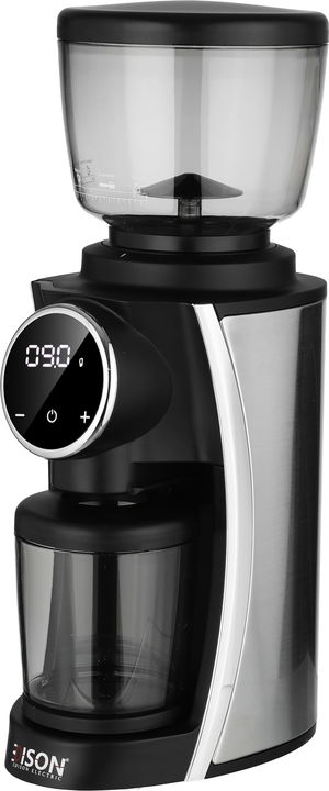 Edison CG201 Digital Coffee Grinder, 180W, 210g, Built-in Scale, Touch Control, Single Speed, 30 Grind Settings - Black product image 2