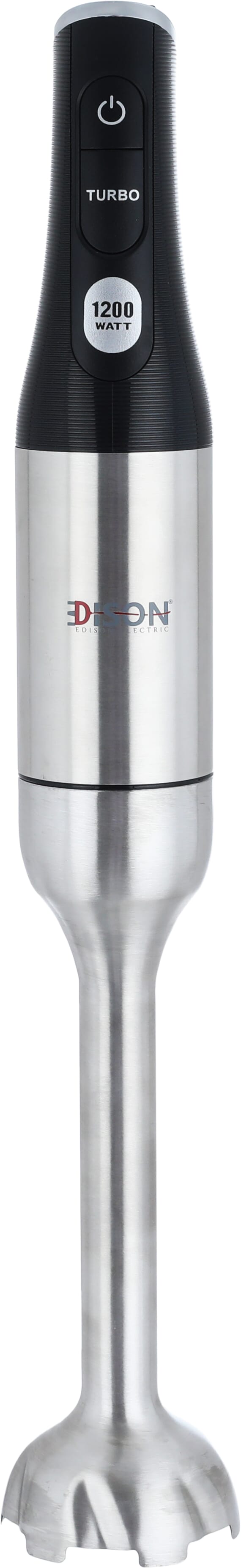 خلاط يدوي كهربائي إديسون، 500-600 مل، 1200 واط - اسود product image 4