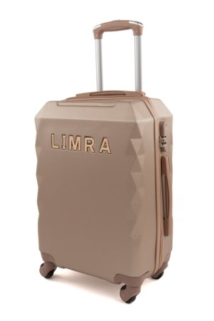 طقم شنط سفر ABS ليمرا، 6 مقاسات، 4 عجلات، زاويه 360 درجة، LMA-10340 - ذهبي product image 2