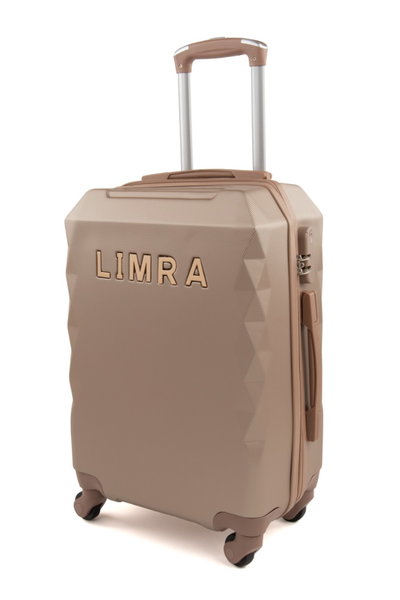 طقم شنط سفر ABS ليمرا، 6 مقاسات، 4 عجلات، زاويه 360 درجة، LMA-10340 - ذهبي product image 2