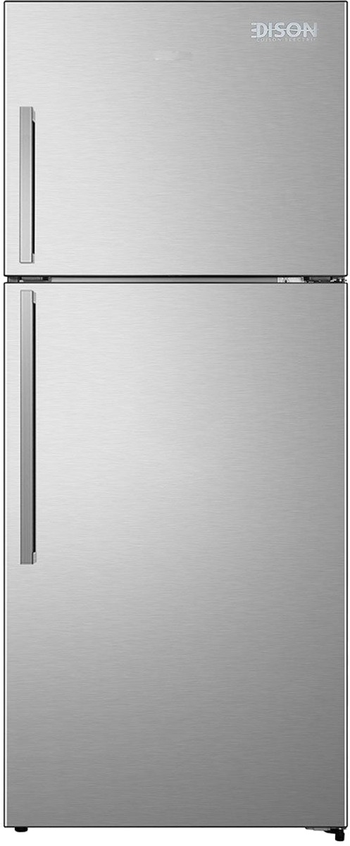 Addison Edir418 No Frost Refrigerator, 2 Doors, 14.9 Feet, 422 Liters, Top Freezer - Silver product image