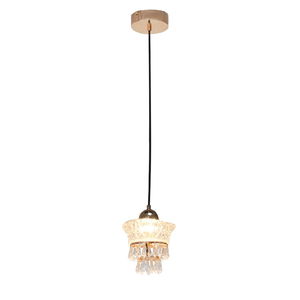 Meshkati pendant lighting, 6 watts, 3000 Kelvin, aluminum glass - gold product image 2