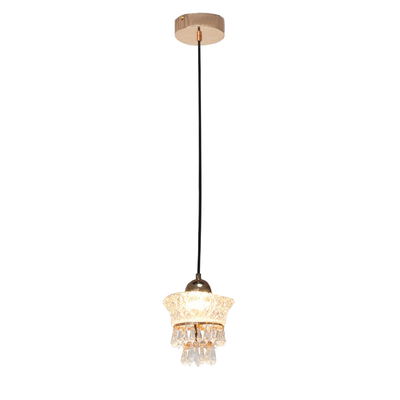 Meshkati pendant lighting, 6 watts, 3000 Kelvin, aluminum glass - gold product image 2