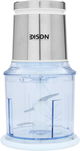قطاعة خضراوات إديسون، 0.6 لتر، 400 واط، FC-5440/600ML-W - فضي product image 1