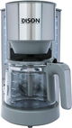 Edison CM1300B Coffee Machine, 1.25L, 870-730W - Light Grey product image 1
