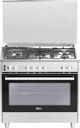 Edison Edgs-90-4 Gas Cooker, 5 Burners, 60X90 Cm - Silver product image 1