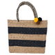 شنطة خوص السيف غاليري، 40×16×34 سم - بني أسود product image 1