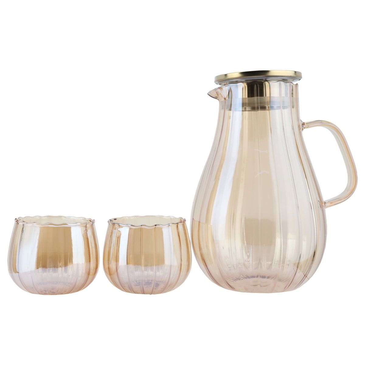 Al Saif Gallery Glass Set, 1800 ml, 2 cups - Brown product image