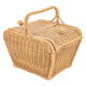 Al Saif Gallery Serving Basket With Wicker Lid, 38 X 30 X 37 Cm - Beige product image 2