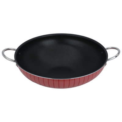 مقلاة تيفال نيوفلون، 32 سم، ايدي جانبية - احمر product image 3