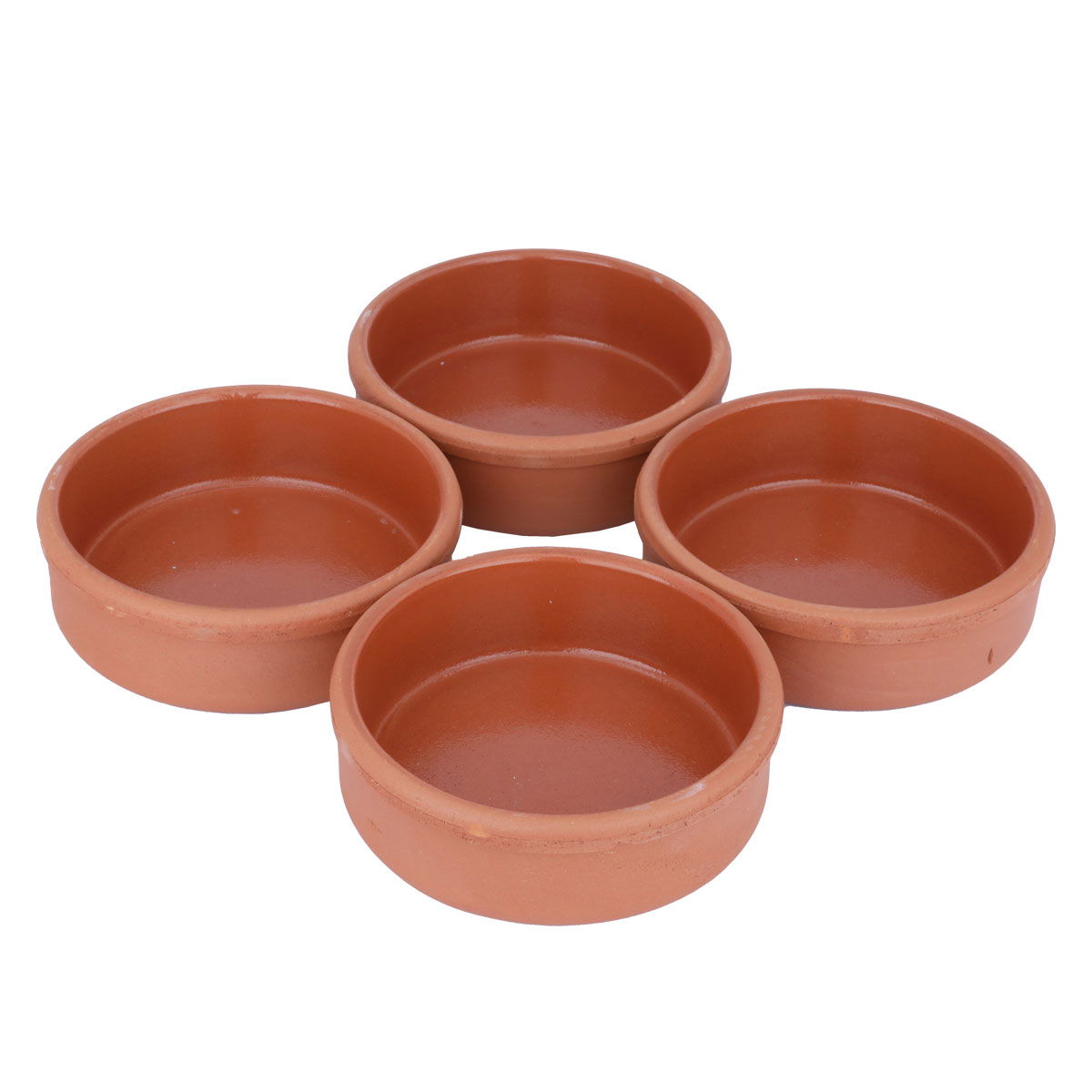 Al Saif Gallery Pottery Bowl Set, 4 Pieces, Pottery - Brown product image 2