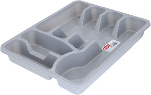 Proff plastic spoon and knife stand, 38 x 30 x 5 cm - gray product image