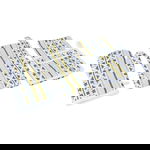 Al Saif Gallery Fabric Towel Set, 4 Pieces - Yellow and White product image 3