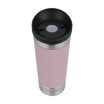 كوب حافظ للحرارة تايملس استاينلس استيل السيف غاليري، 450 مل - وردي product image 3