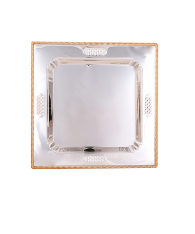 Al Saif steel Serving Tray, 54x40x2.8 cm - silver product image 1