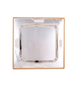 Al Saif steel Serving Tray, 54x40x2.8 cm - silver product image 1