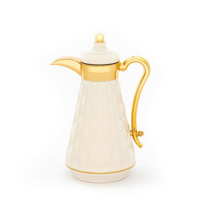 طقم ترامس روافد 2 السيف غاليري، 1 /1 لتر، 2 قطعة، حافظة داخلية زجاج حراري - بيج ذهبي product image 2