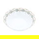 طقم عشاء بورسلان منقوش السيف غاليري، 24 قطعة - أبيض product image 5