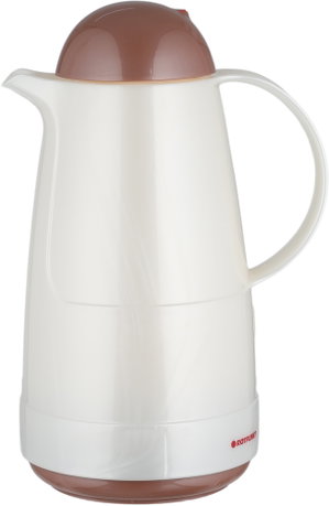 Rotpont 210 Thermos, 1 Liter, Glass Inner Container, Plastic Outer Body - Off-White Brown product image 2