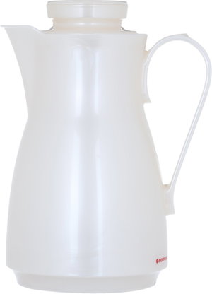 Rotpont thermos, 1 liter, glass inner container, plastic outer shell - cream product image 2