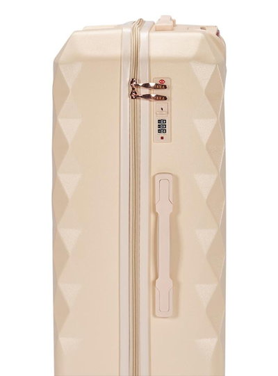 طقم شنط سفر ABS ليمرا، 6 مقاسات، 4 عجلات، WM-222 - بيج product image 7