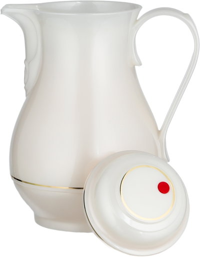 Rotpont 330 Thermos, 1 Liter, Glass Inner Container, Plastic Outer Body - Off White product image 5