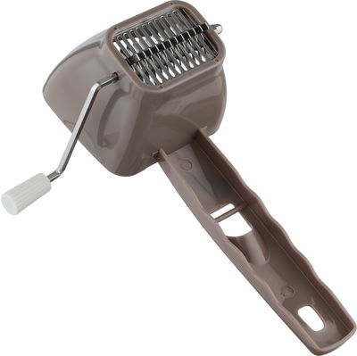 مطحنة بهارات ستانلس ستيل بلاستيك السيف غاليري، غطاء شفاف، 20x8.5 سم - فضي كابتشينو product image 4