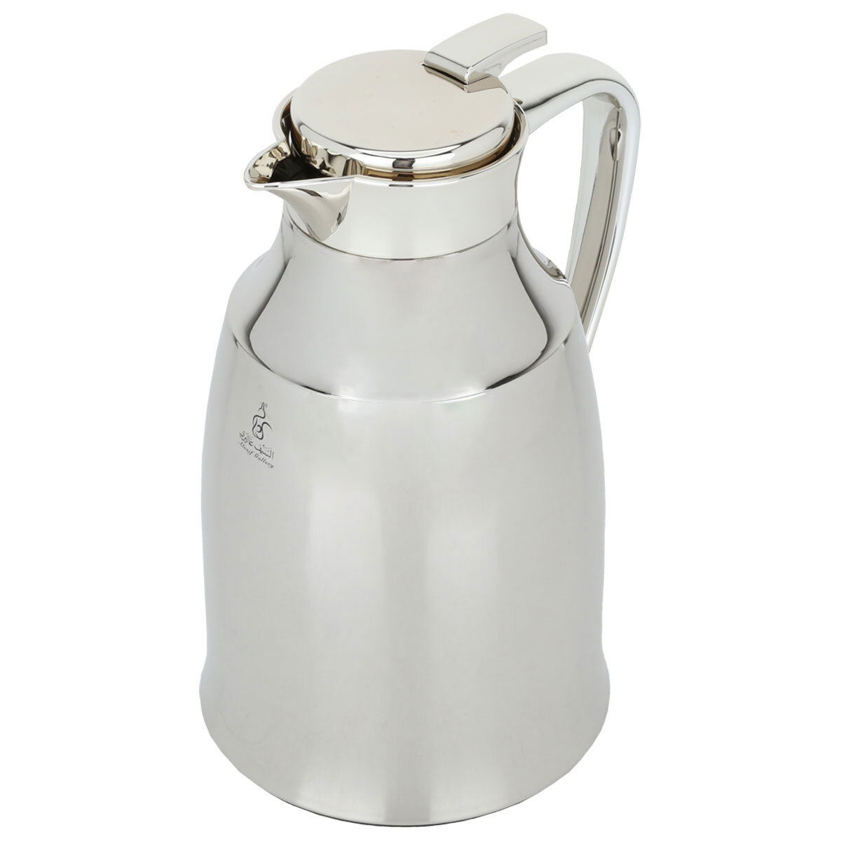 Al Saif Gallery Diriyah Thermos, 1 liter, thermal glass inner container, steel outer shell - silver product image 2
