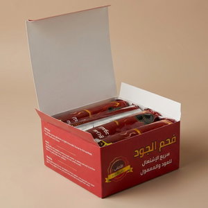 Al-Joud Charcoal, Quick Light, Small Size, Round, 80 Tablets - Black product image