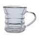 طقم بيالات شاي زجاج السيف غاليري، قطعتين - شفاف product image 3