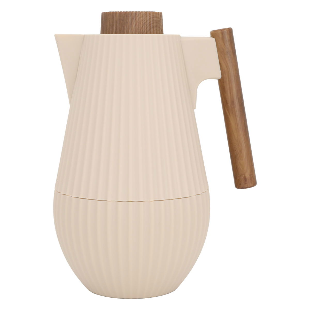 Al Saif Gallery Layar thermos, 1 liter, thermal glass inner container, plastic outer shell - beige product image