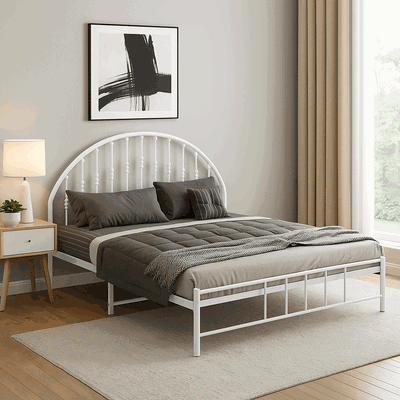 سرير حديد، 35×150×200 سم - أبيض product image 1