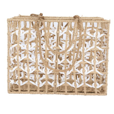 Diamond Glow Wicker Thermos Bags Set, 2 Pieces - Beige product image 1