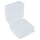 Titiz Plastic Food Container, 14x14x10 cm, 0.8 L, Square - White product image 3
