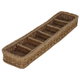 سلة خوص السيف غاليري، مستطيل، مقسم - بني product image 2