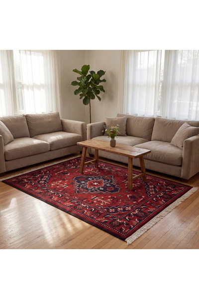 سجادة بوليستر سجادتي، 160×230 سم، نقشة نيسابور - أحمر product image 8