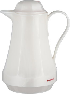 Rotpunkt 430 Thermos, 1 Liter, Glass Inner Container, Plastic Outer Body - Glossy White product image 2